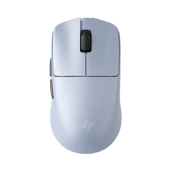 ATK Blazing Sky F1 V2 Ultimate Wireless Gaming Mouse, 39 g, PAW3950 Ultra Sensor, Nordic 54L15 MCU, Optical Switches, Dual 8K, Dual-Mode 2.4G/Wired, 250H Battery (Pearl Blue)