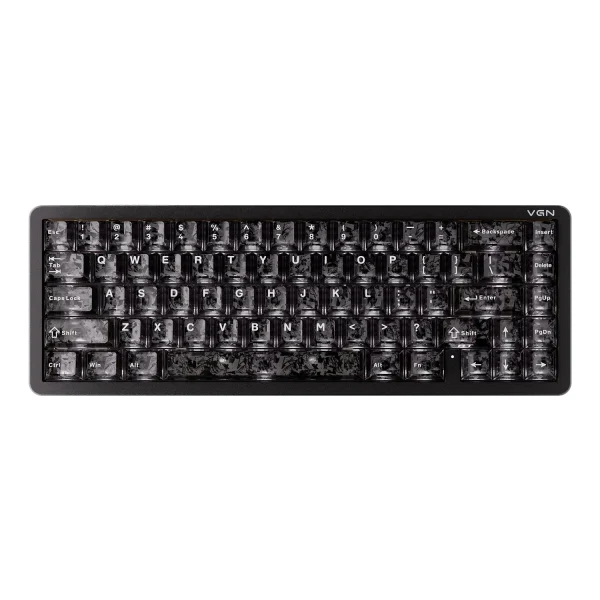 VGN Neon 68HE Super Competitive Plus Esports Magnetic Switch Keyboard - Black Warrior